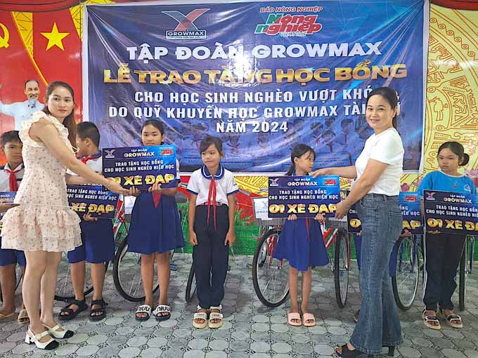 tặng xe đạp thiện nguyện tại bạc liêu 1