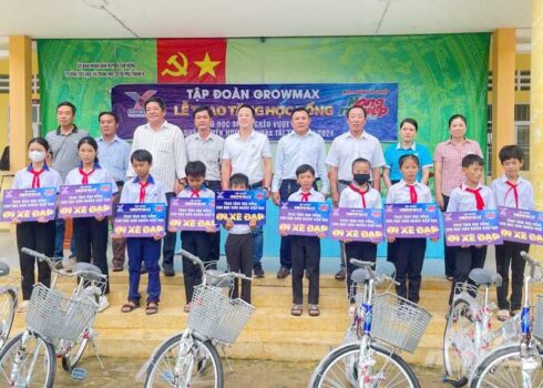 tặng xe đạp từ thiện tại đồng tháp mười